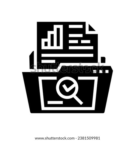 use case analysis glyph icon vector. use case analysis sign. isolated symbol illustration