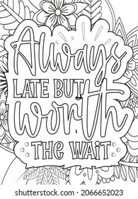 I use cookies to improve my performance. Funny cookie quote and doodles. Hand-drawn lettering and illustration for coloring book.