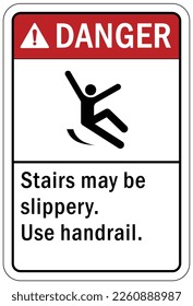 Benutzen Sie ein Handlaufschild und Etiketten