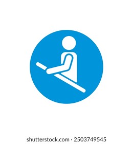 use handrails icon symbol sign vector