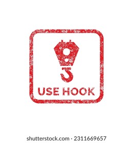 Verpackungsmarkensymbol für Haken verwenden