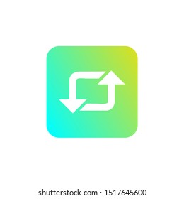 re use icon for eco green technology