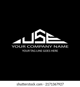 USE letter logo creative design with vector graphic