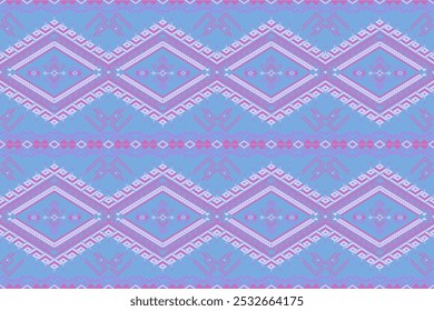 El uso de colores claros y Pequeños Elementos en forma de píxeles le da al diseño un aspecto digital, casi textil, que recuerda al bordado o a la tela tejida