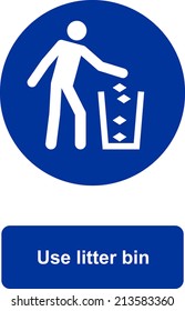 Use litter bin