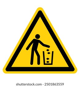Use Litter Bin Symbol Sign ,Vector Illustration, Isolate On White Background Label. EPS10