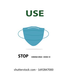 Use masks to prevent the spread of viruses