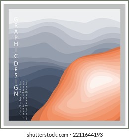 It's the use of overlapping orange and blue to create shadows.
