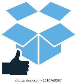 Use package icon vector for shipment handling, logistics process, and delivery services. Perfect for ecommerce, warehouse management, and courier systems.