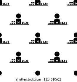 use the phone in the toilet icon. Element of Bad habbits icon for mobile concept and web apps. Pattern repeat seamless use the phone in the toilet icon on white background