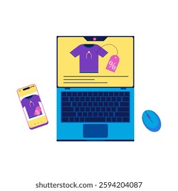 Use promotional methods to boost sales. e-commerce concept illustration.