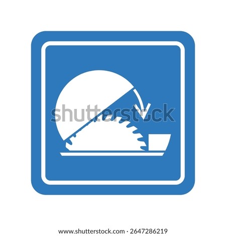 Use safety guard to prevent saw injury
