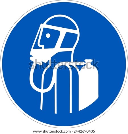 Use Self-contained Breathing Appliance Label