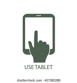 use tablet icon