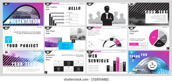 Use in template for business presentations. Blue, pink black elements on a white background.Multipurpose slide. information graph, monitor, postcard, corporate report, advertisement, marketing, banner
