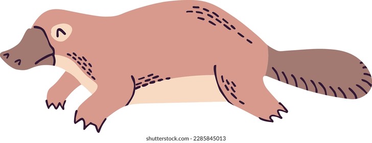 Use this image of a platypus in your next design.