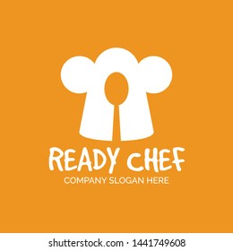 Use this logo for a chef, restaurant, catering or any food related services. Vector logo illustration. Colorful and modern style on white background