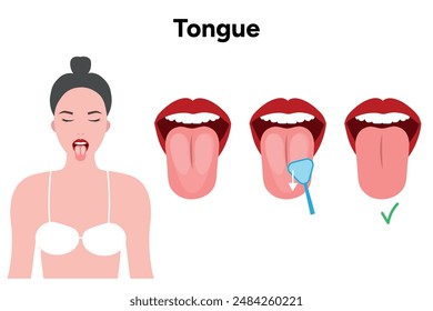 Use tongue cleaner before and after with female