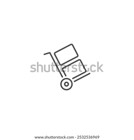 Use trolley icon symbol vector illustration