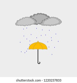 use an umbrella when it's raining