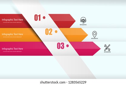 Use vector design and infographic marketing icons for workflow layouts, diagrams, annual web design reports. Business concepts, along with 5 steps or processes that are used consistently. - Vector