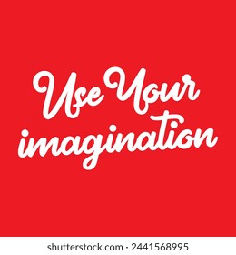 usa el texto de tu imaginación sobre fondo rojo.