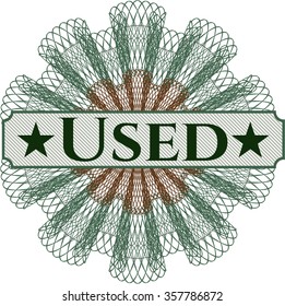 Used abstract linear rosette