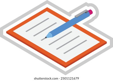 Used by students for taking notes during class.
