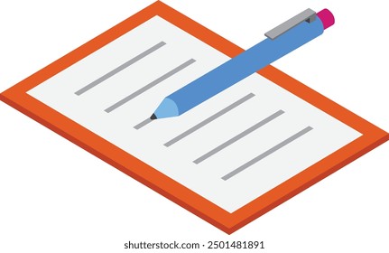 Used by students for taking notes during class.