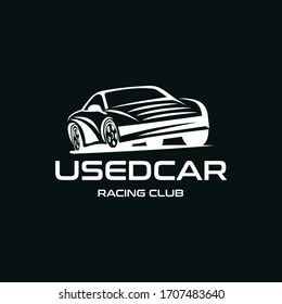 Used car logo vector design. Awesome a used car logo. A used car logotype.
