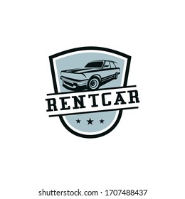 Used car logo vector design. Awesome a used car logo. A used car logotype.
