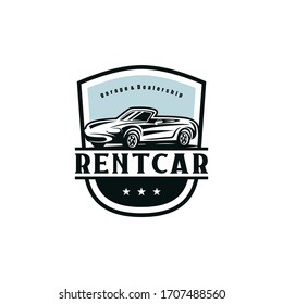 Used car logo vector design. Awesome a used car logo. A used car logotype.
