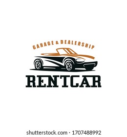 Used car logo vector design. Awesome a used car logo. A used car logotype.
