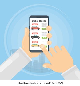 Used cars app.