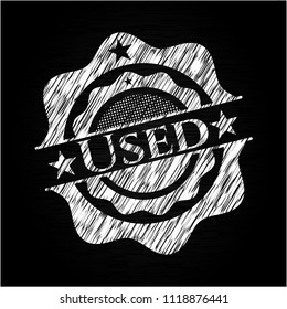 Used chalk emblem