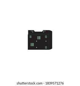 used dvd box vector design ilustration icon logo templat
