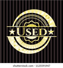 Used gold badge