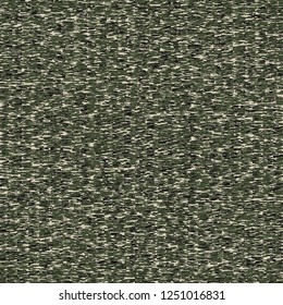 Used green floor carpet. Outdated fabric background. Rough texture. Vector illustration.