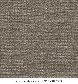 Used grey brown carpet texture. Old thick wool blanket. Rough rustic fabric. Seamless pattern.