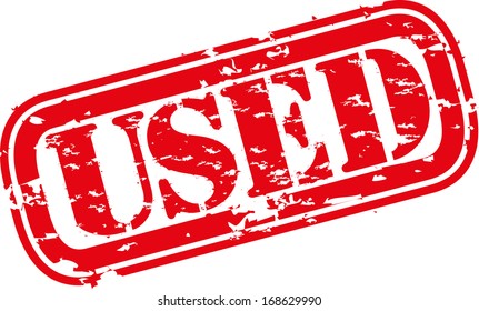 Used grunge rubber stamp, vector illustration 