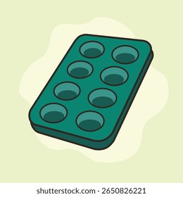 Used to make ice cubes for cold drinks during hot summer days.
