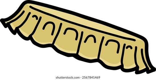 Used Metallic Bottle Cap Vector Illustration