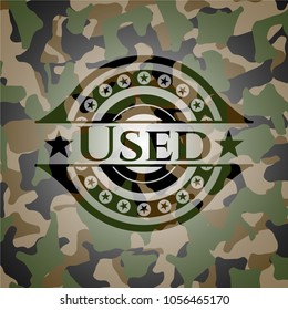   Used on camouflage texture