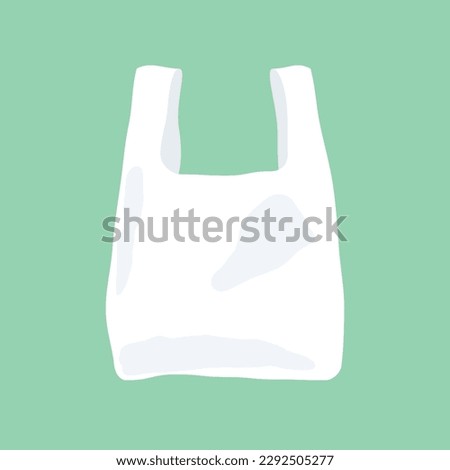 Used Plastic bag vector, International plastic bag free day related
