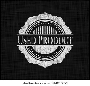 Producto usado con textura de pizarra