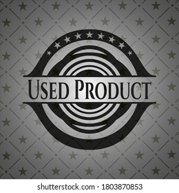 Used Product dark badge. Vector Illustration. Detailed. 