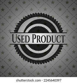 Used Product dark badge. Vector Illustration. Detailed. 