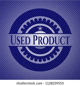 Used Product with denim texture
