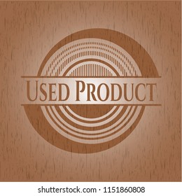 Used Product vintage wood emblem