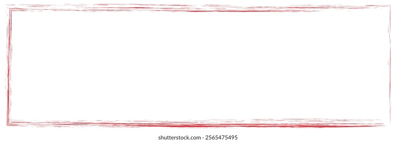 Used red stamp isolated on white background design eps 10 